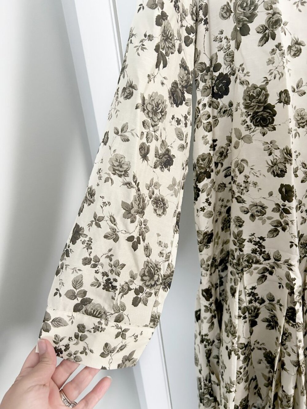 Tuckernuck Faded Roses Drop Waist Toile Tate Mini Dress Garden Party 3XL NWT - Picture 5 of 11